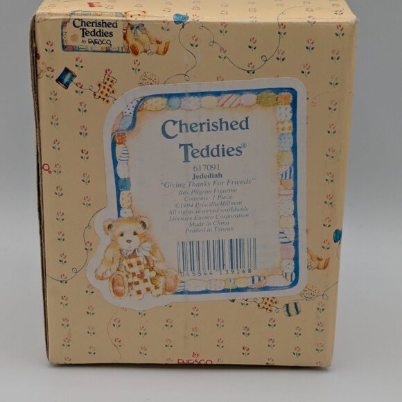 Cherished Teddies Jedediah "Giving Thanks for Friends" 1994 (617091) - Picture 3 of 11
